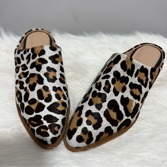 Able (Local + Global) Miriam Leopard Print Calf Hair Mule - 6 - Picture 4 of 12